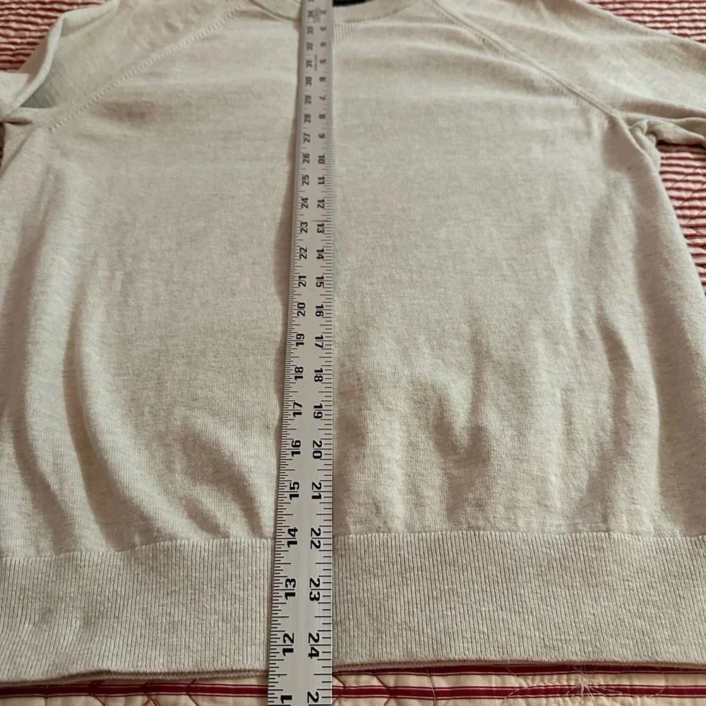Banana Republic Men's Organic Cotton Sweater - Cream
